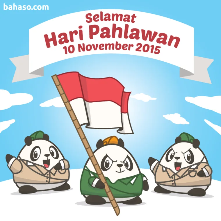 Bahaso seasonal post, Hari Pahlawan